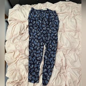 Stella McCartney size large silk blue pants